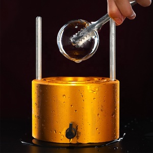 <span class=keywords><strong>Presse</strong></span> à glace diamantée en laiton pour cocktail, <span class=keywords><strong>presse</strong></span> à glace de haute qualité, essentiel pour les bars - Product Image 3