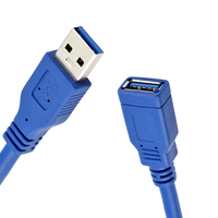 Cable de Extensión USB 3.0 de Alta Velocidad 5Gbps, 1m 3m 5m 10m, Tipo Macho a Hembra, con Blindaje de Cobre Trenzado y PVC, para Computadora/Impresora