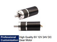 Motor DC Mikro SLW Designs 12V 24V Diameter 36MM Motor Gear Planetary DC 300RPM 500RPM Motor Gear DC