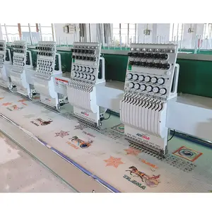 15 head high speed and made in china embroidery machine with computer