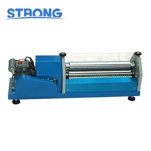 40CM Automatic Electric White Emulsion Coating Latex Gluing Machine For Leather