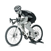 Mannequin de cyclisme intégral en FRP avec tête pour vélos et vélos de route, présentoir de vitrine pour hommes et femmes, modèle de sport en plein air