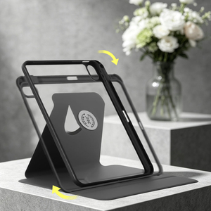Étui de protection magnétique multifonctionnel en cuir PU avec support rotatif à 360° pour <span class=keywords><strong>iPad</strong></span> 11e et 10e génération Pro 11'' - Product Image 2