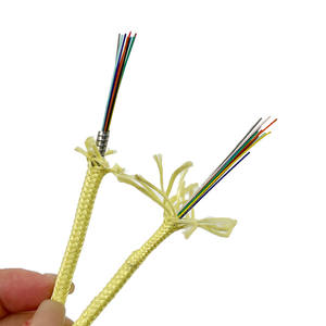 <span class=keywords><strong>Cable</strong></span> de acero ignífugo recubierto de aramida de 4,5mm <span class=keywords><strong>Cable</strong></span> de fibra óptica blindado <span class=keywords><strong>Cuerda</strong></span> de manga de aramida - Product Image 2