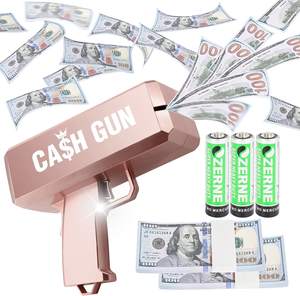 Gold Money Gun Toy Real Golden Super Plastic <span class=keywords><strong>Shot</strong></span> Spray para <span class=keywords><strong>Halloween</strong></span> Fiestas de Navidad Logotipo personalizado Graduación de Año Nuevo - Product Image 3