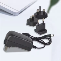 Alimentation électrique, prise européenne AU UK, 2,1 mm DC 12V 3A 36W, adaptateur secteur de bureau certifié FCC
