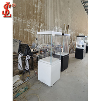 Vitrine de présentation de bijoux de luxe, écologique et durable, en verre trempé, personnalisée, pour bijouterie et horlogerie 3D