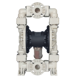 Pompa Pneumatica a Diaframma <span class=keywords><strong>in</strong></span> PP PVDF, Pompa ad Aria Doppia Personalizzabile OEM con Guarnizione <span class=keywords><strong>in</strong></span> PTFE per Trattamento Chimico <span class=keywords><strong>di</strong></span> Acque Reflue e Fognarie - Product Image 1