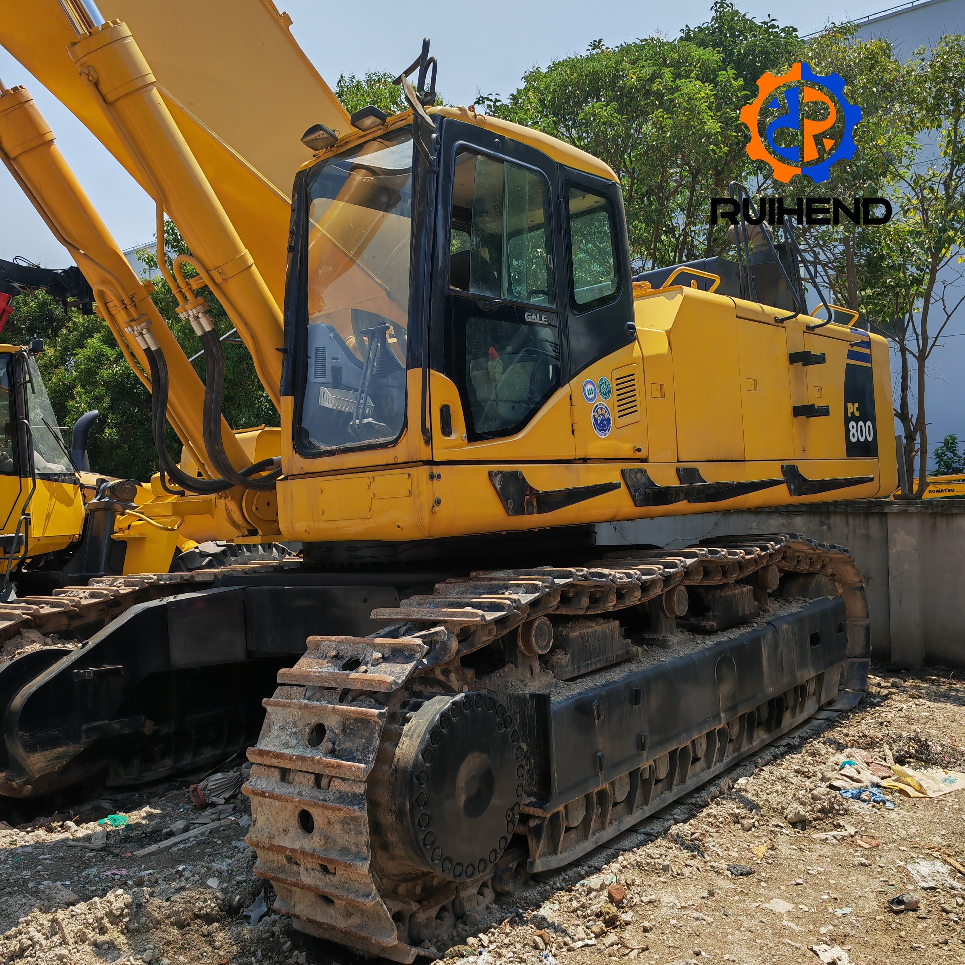 Komatsu PC800 Экскаватор строительная техника тяжелое оборудование карьерный экскаватор Агрегатное производство экскаваторов
