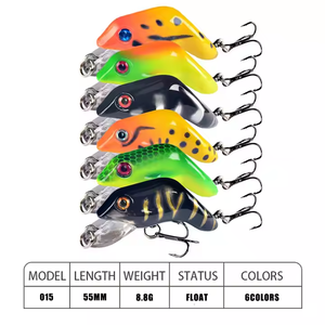 OEM 5.5cm/8.8g esca a manovella galleggiante esca esca a manovella per basso pesce Pesca - Product Image 4