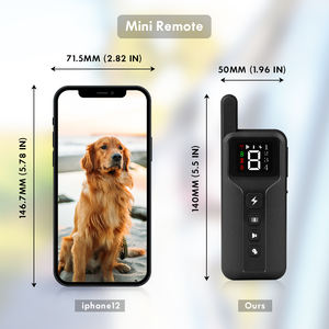 Collar de choque para entrenamiento de perros, dispositivo de descargas eléctricas recargable por USB, resistente al agua, con control remoto, entrega rápida - Product Image 4