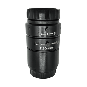 Objectif 100 % neuf et de haute résolution à faible distorsion CA-LH50, longueur focale 50 mm, monture C 2/3 pouces pour vision industrielle - Product Image 2