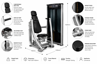 Máquina Profesional para Ejercicios de Pecho con Peso Ajustable; Apta para Uso Doméstico y Comercial.