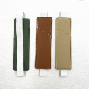 Factory direct sales of in-stock leather elastic band pen cases, PU pen clip straps, <b>A5</b> notebook/meeting <b>notepads</b>. - Product Image 2