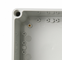 Boîtier de distribution d'alimentation ABS anti-chute IP65 190*190*130mm étanche CE ROHS -40~+75 pour électronique intérieure/extérieure
