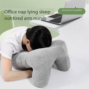 Oreiller de sommeil triangulaire multifonctionnel Coussin de soutien du cou de conception ergonomique Coussin de sommeil pour livres - Product Image 2