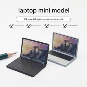 Modèle <span class=keywords><strong>de</strong></span> mini-ordinateur portable pliable DIY, simulation <span class=keywords><strong>de</strong></span> micro-ordinateur portable, ornement pour la décoration <span class=keywords><strong>de</strong></span> la scène <span class=keywords><strong>de</strong></span> la <span class=keywords><strong>maison</strong></span> <span class=keywords><strong>de</strong></span> poupée, accessoires - Product Image 5