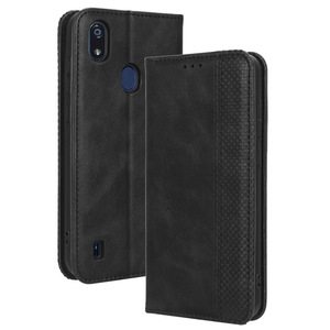 Funda de cuero tipo billetera con tapa retro para teléfono Consumer Cellular <span class=keywords><strong>Verve</strong></span> Connect ZTE Z6103 - Product Image 2