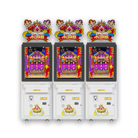 Mesin Arcade Penekan Koin Fantasia Badut untuk Penggunaan di Pusat Perbelanjaan Dalam Ruangan 110/220V untuk Banyak Pemain