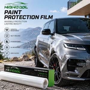 HIGHCOOL Rollo de Película Protectora Transparente de TPU para Pintura de Vehículos, 1.52*15m, PPF Transparente para Protección de Automóviles - Product Image 1