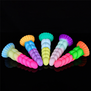 Jouet sexuel en silicone unisexe, gode en forme de corde, énorme <span class=keywords><strong>plug</strong></span> anal avec couture, masseur anal en forme de coquille et expansion pour masturbateur - Product Image 6