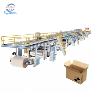 Discount price 3 5 7 layer cardboard packing production line corrugated box packing production line