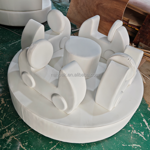 Giostra Morbida per Bambini con Sedili a Forma di Auto, Attrazione Girevole Delicata per Parchi Giochi al Coperto <span class=keywords><strong>e</strong></span> Divertimento per Bambini Piccoli - Product Image 3