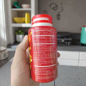 Supplément pour adolescents emballé en bouteille de capsules extraites d'eau de fruits et légumes entiers de marque privée OEM - Product Image 5