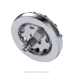 Giometal Customization 14K Solid White Gold Dazzling Pave Top <span class=keywords><strong>Piercing</strong></span> Boucles d'oreilles sans fil Daith Helix Body Jewelry Wholesale - Product Image 4