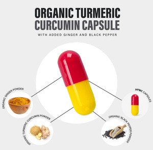 Fabricante Mayorista de Suplementos de Cúrcuma y Curcumina para la Salud de las Articulaciones, Apoyo Inmunológico y Cardíaco, 120 Cápsulas de Cúrcuma y Curcumina - Product Image 6