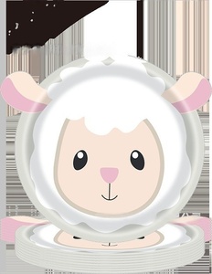 Hotly Procurado Moderna Selva Animal Fazenda Alienígena Placa De Papel Festa Louça Urso Dos Desenhos Animados Leão Toalha De Mesa Suprimentos Do Partido De Mesa - Product Image 6