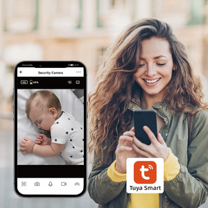 <span class=keywords><strong>Babyphone</strong></span> Tuya Smart WiFi avec connexion sans fil, alertes en temps réel, mode VOX, audio bidirectionnel, vidéo HD, portée de 1000 pieds - Product Image 3