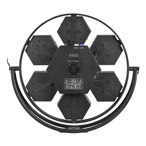 Đèn sân khấu LED Retro 7 đầu RGBW, đèn ma trận LED, chế độ điều khiển DMX512, công suất 300W, chân đèn E27, dành cho tiệc tùng DJ và giải trí - Product Image 4