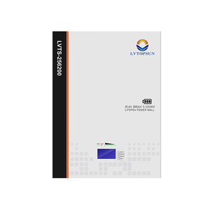 Batterie LiFePO4 murale 25,6 V 200 Ah à décharge profonde <span class=keywords><strong>rechargeable</strong></span> pour système solaire domestique |   Fabricant de BESS de premier plan depuis 2016 - Product Image 1