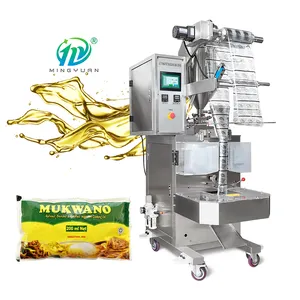 Made In China Automatic Cooking Olive Coconut Mustard Edible Used Oil Pouch Filling Packing Machine