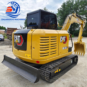 รถขุดขนาดเล็ก CAT 305.5E2 น้ำหนัก 5.5 ตัน พร้อมบุ้งกี๋ขุด สีเหลือง อุปกรณ์ก่อสร้างมือสอง - Product Image 2