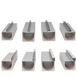 Canal de Drenaje de Agua, Canal de Drenaje de Acero Inoxidable, Canal de Drenaje de Lluvia, Canal de Drenaje <span class=keywords><strong>para</strong></span> Aceras, Sistema de Protección de Canaletas Superficiales, Hidroponía - Product Image 1