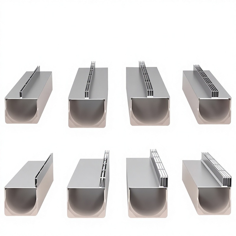Modern Stainless Steel U Shaped Drainage