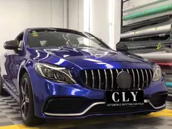 CLY pièces automobiles <span class=keywords><strong>calandre</strong></span> de voiture avant pour mercedes-benz 2015-2018 W205 classe C lifting C63S <span class=keywords><strong>AMG</strong></span> <span class=keywords><strong>GTR</strong></span> argent noir <span class=keywords><strong>calandre</strong></span> - Product Image 6