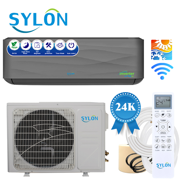 Sylon Mini Split Inverter Ductless AC Home Use Wall Mounted Air Conditioner With Wifi Cooling Heating Aire Acondicionao for Home