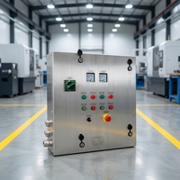 Boîtier de distribution électrique en acier inoxydable IP66 SS304, 100A, basse tension 415V, certifié CE, avec verrouillage anti-effraction