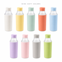 Nouvelle bouteille isotherme pour café froid en acier inoxydable 316 avec infuseur à thé transparent en Tritan, 350/450 ml, tasse portable pour le sport et les voyages en extérieur