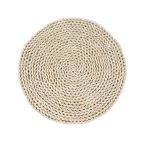 Sets de table en herbe naturelle - Napperons tissés épais résistants à la chaleur pour casseroles chaudes, tables à manger et décoration de cuisine
