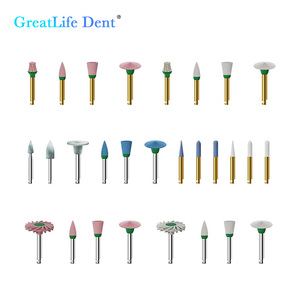 Greatlife Fresas de Piedra Montadas en Dente para Contorno y Modelado de Porcelana y Metal, Accesorios Dentales - Product Image 1