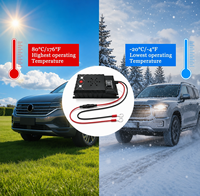 Répulsif à ultrasons contre les martres pour compartiments moteur de voiture, dispositif anti-martres alimenté par 12V avec lumière stroboscopique LED, pour intérieur