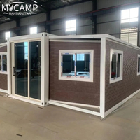 Maison préfabriquée mobile anti-sismique de 20 pieds ou 40 pieds, mini-maison pliable et extensible, 2, 3, 4 ou 5 chambres, villa de luxe préfabriquée