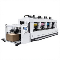 Machine de fabrication de boîtes en carton ondulé haute vitesse Shineking, empileur vibrant, équipement de formage automatique de carton pour l'emballage