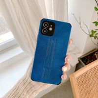 Nouveauté, étui de téléphone portable en cuir de luxe, accessoires, coque arrière pour iPhone 12 13 14 15 16 17 18 Pro Max