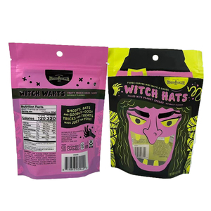 Tùy chỉnh in Zip khóa trong suốt cao hàng rào dây kéo đứng lên túi túi với cửa sổ rõ ràng nhựa nắp kéo túi thực phẩm - Product Image 6