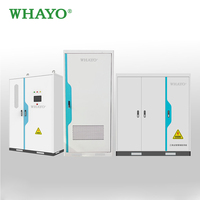 Système de stockage d'énergie à batterie lithium WHAYO 261 kWh, 125 kW PCS avec armoire extérieure, solaire commercial et industriel ESS